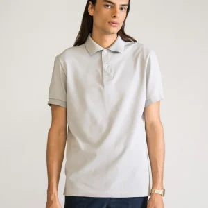 Basic Polo Premium, Gris Claro
