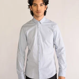 Loud Or More Slim Fit Shirt, Celeste