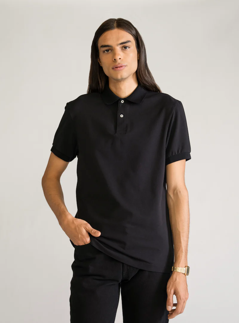 Basic Polo Premium, Negro