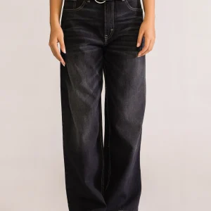 Dance Dance Wide Leg Jeans, Negro