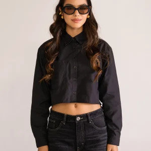 Goodnight Tonight Blusa, Negro