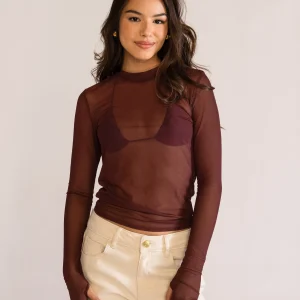 Crazy 4 You Blusa, Vino Tinto