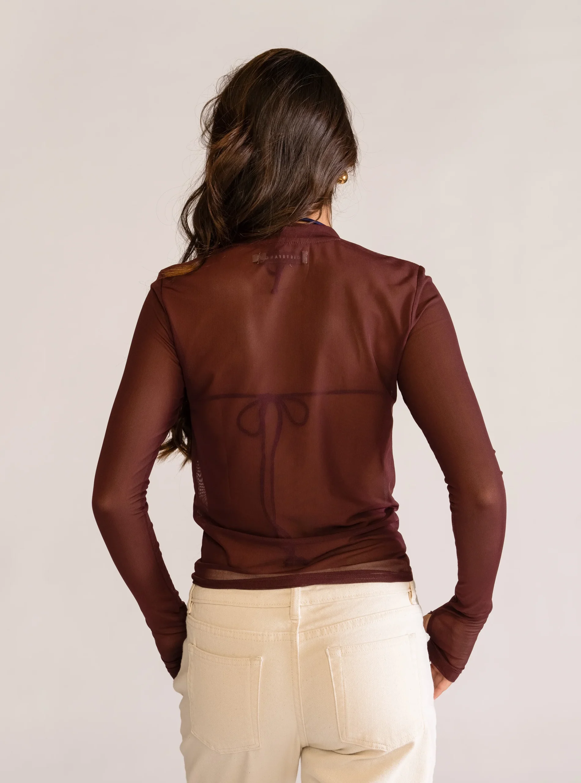 Crazy 4 You Blusa, Vino Tinto - Imagen 3