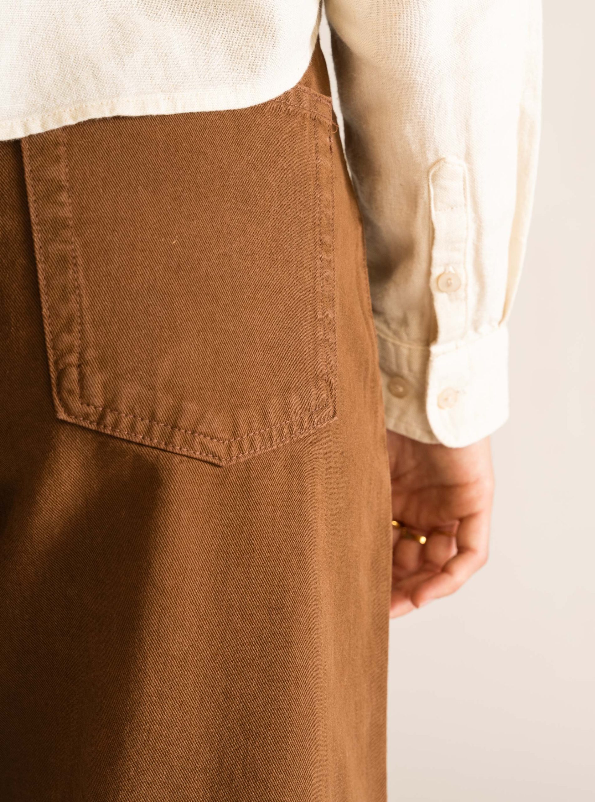 Relaxed Baggy Jeans, Café Obscuro - Imagen 4