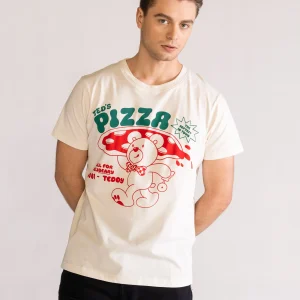 Pizza Delibeary Playera, Crema