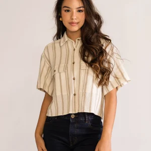 English Riviera Blusa, Beige