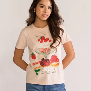 Pastries Regular Playera, Rosado Pastel