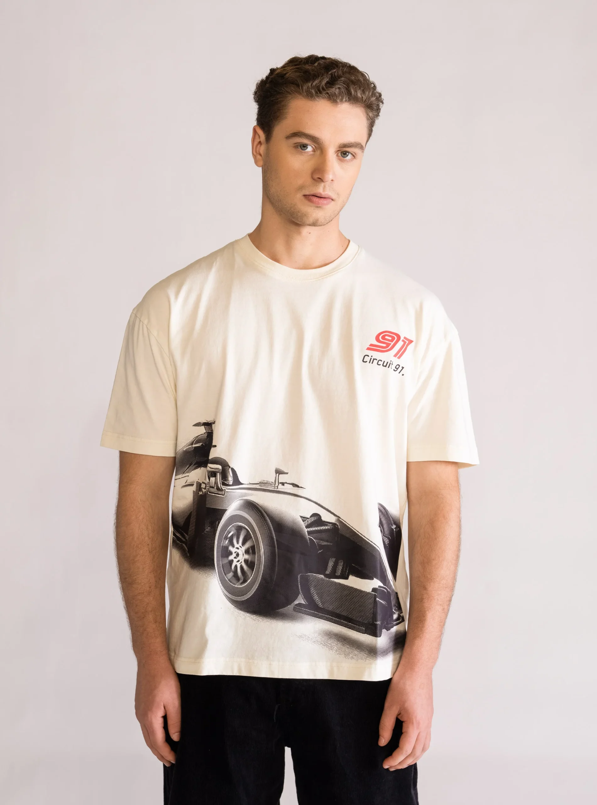 Circuit 91 Playera, Crema