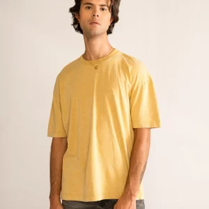 Take A Walk Drop T-Shirt, Mostaza