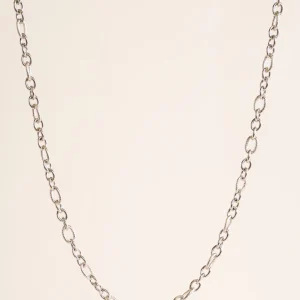 Link Chain Necklace, Plateado