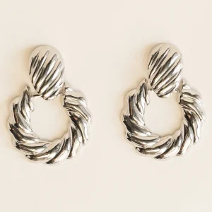 Ready For Everything Earrings, Plateado