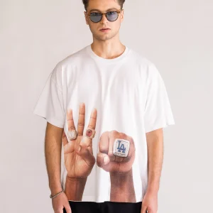 Hands Up! Playera, Blanco