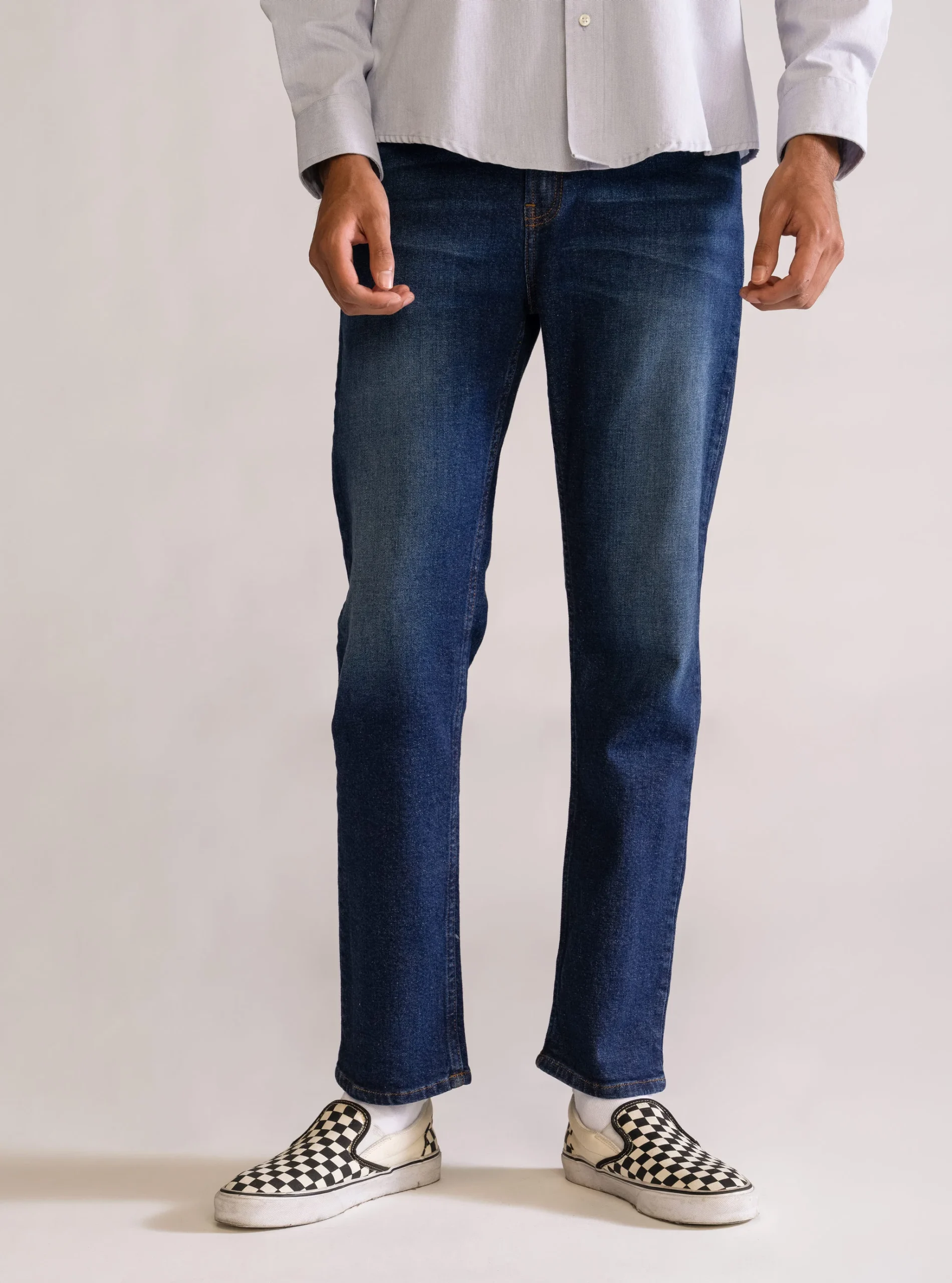 Just A Little Higher Slim Fit Jeans, Azul Obscuro