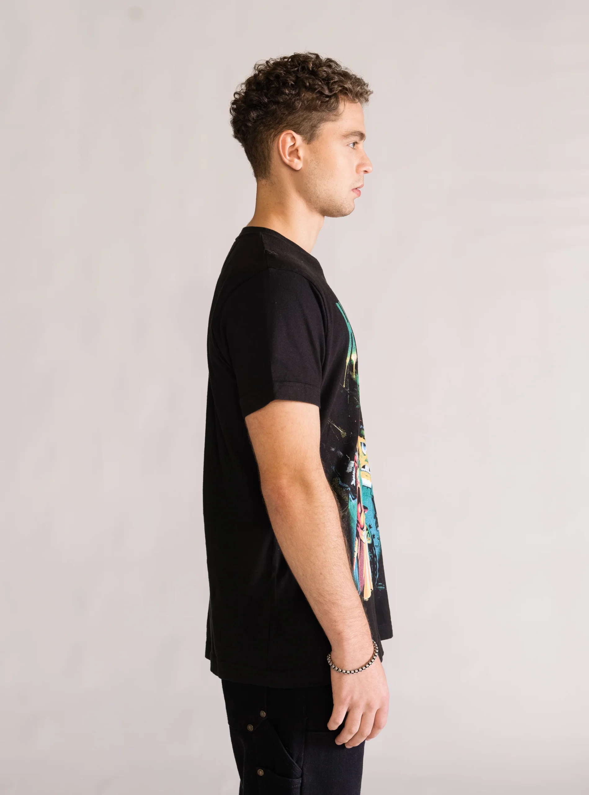 Scaredy Pants Playera, Negro - Imagen 4