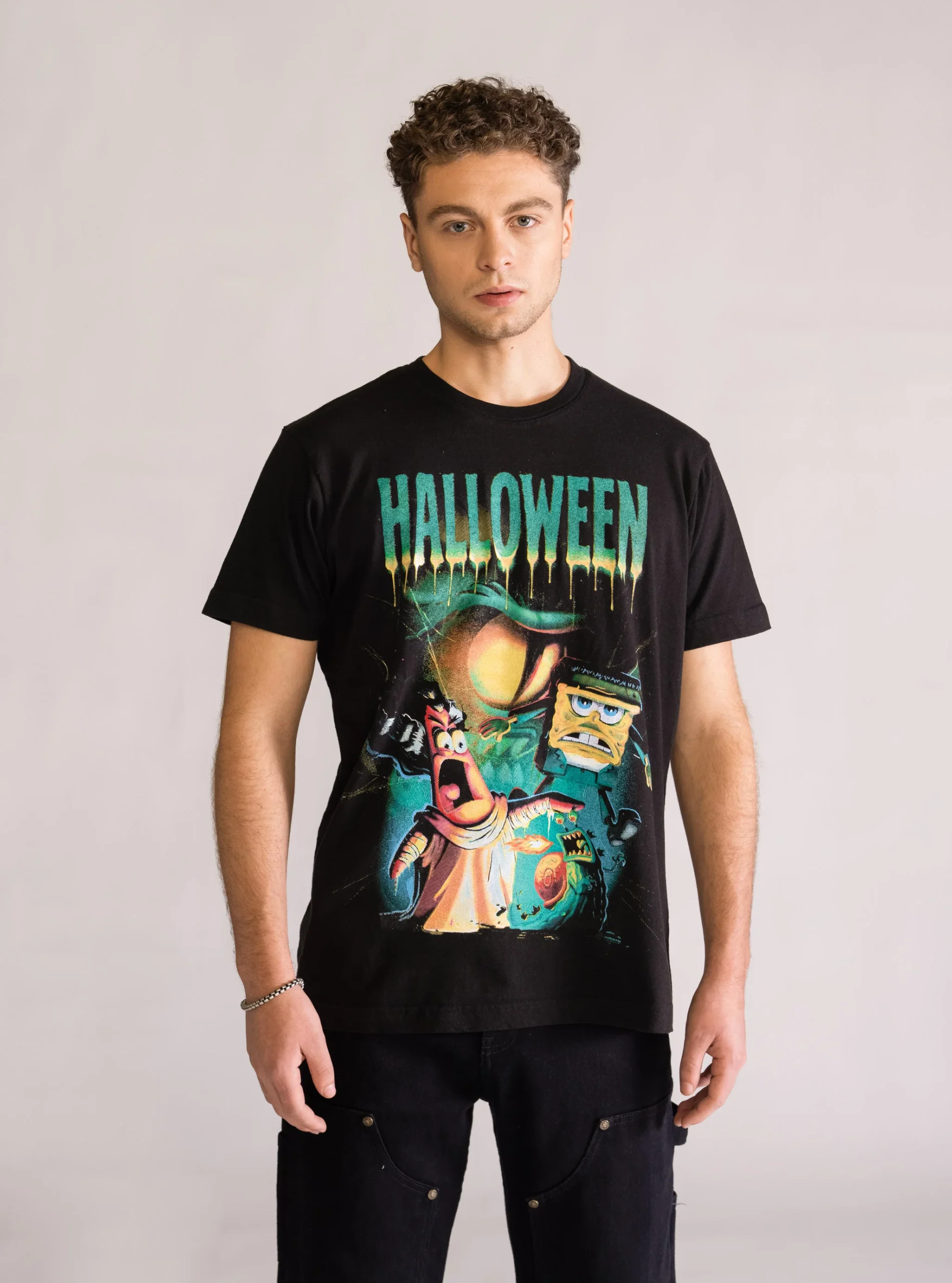 Scaredy Pants Playera, Negro