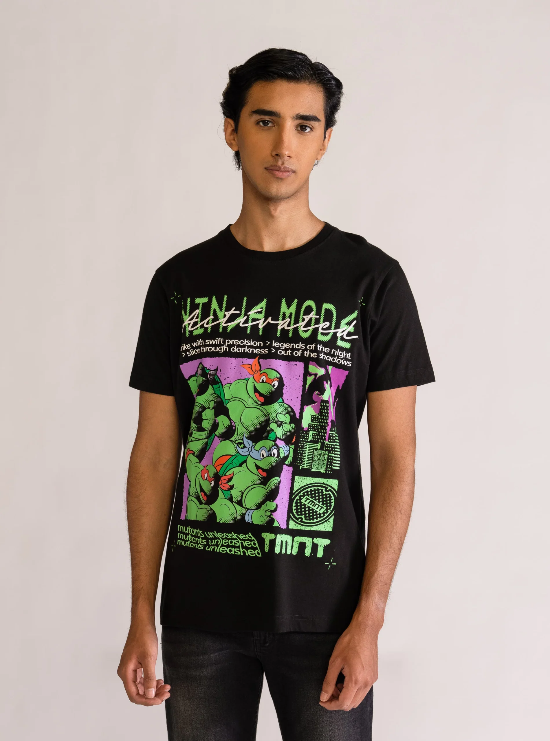 Cowabunga! Playera, Negro