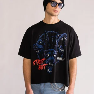 Street Beast Playera, Negro