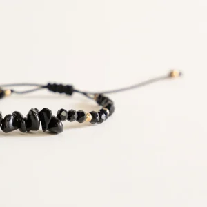 Crystalite Bracelet, Negro