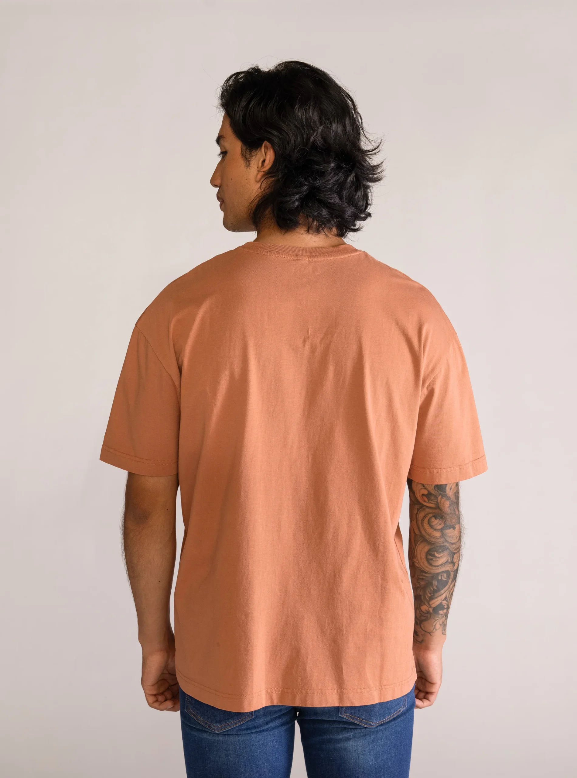 Take A Walk Drop T-Shirt, Café Claro - Imagen 3