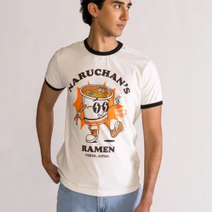 Naruchan's Ramen Playera, Blanco Hueso