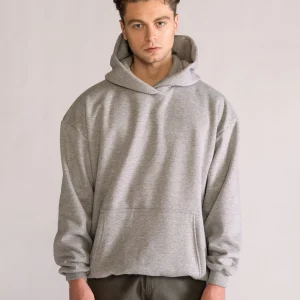 Basic Hoodie Premium, Gris Claro