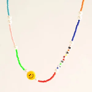 Smiley Necklaces, Amarillo Claro