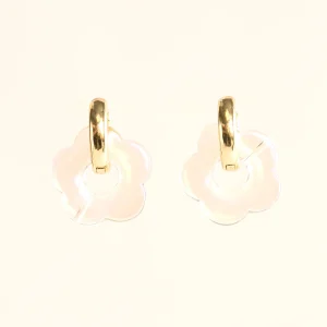Daisies Earring, Blanco