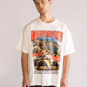 Racer Blood Playera, Blanco