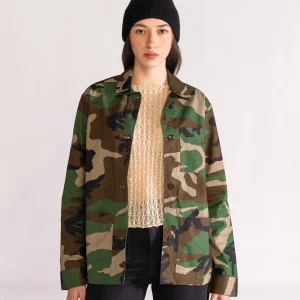 Camo Working Jacket, Verde Olivo