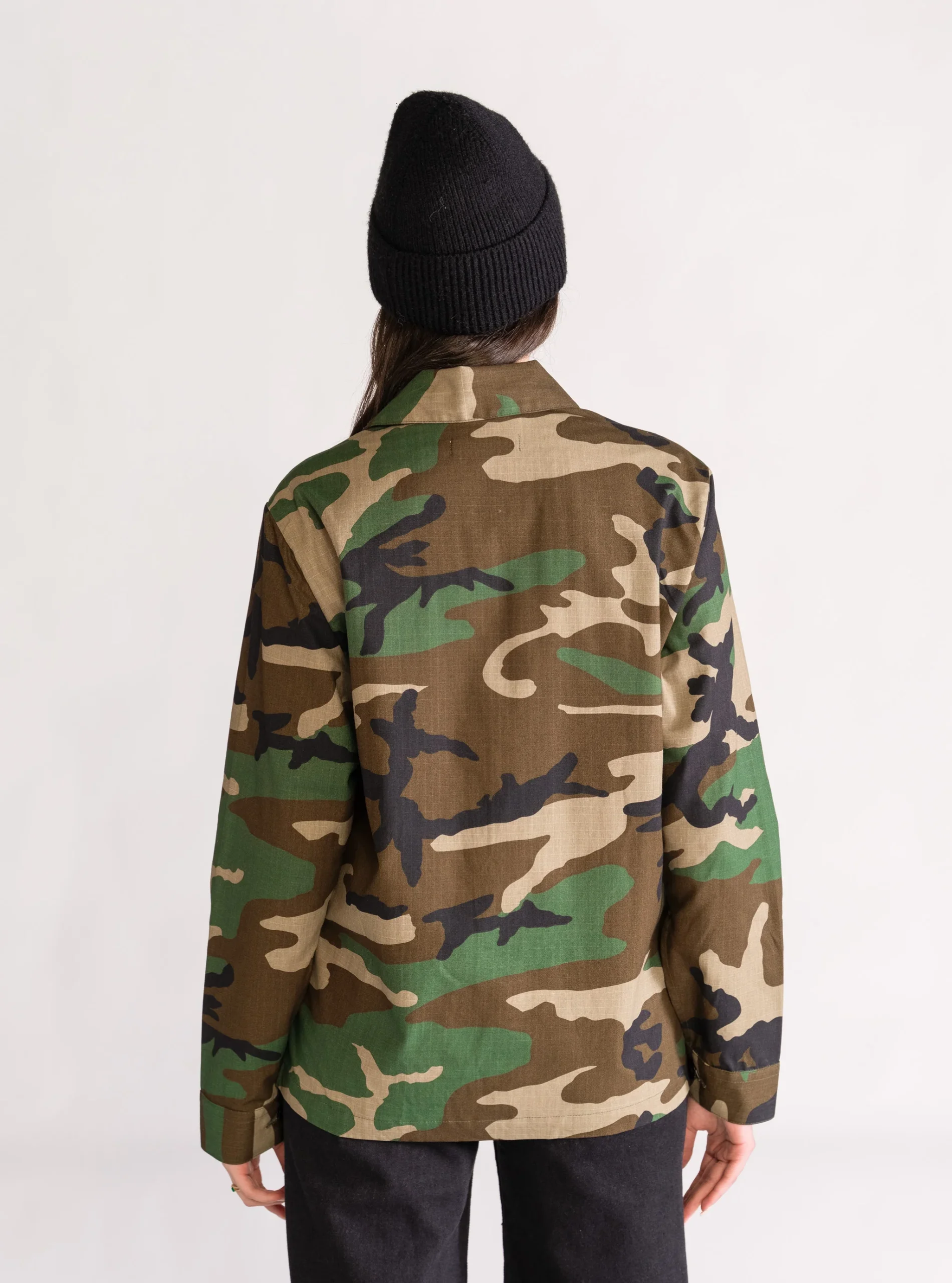 Camo Working Jacket, Verde Olivo - Imagen 4