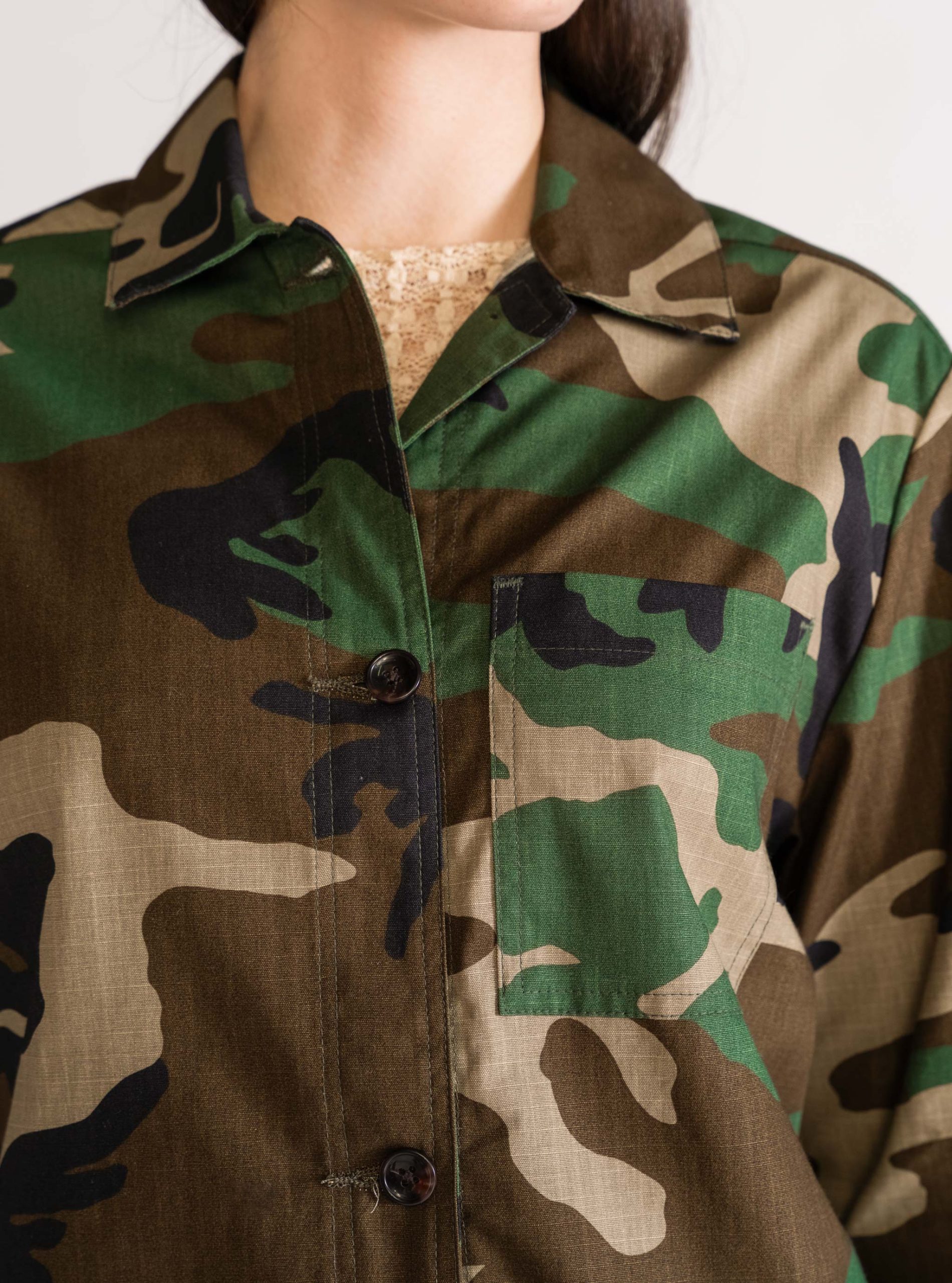 Camo Working Jacket, Verde Olivo - Imagen 6