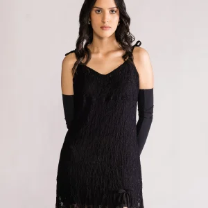 Dangerous Lady Vestido, Negro