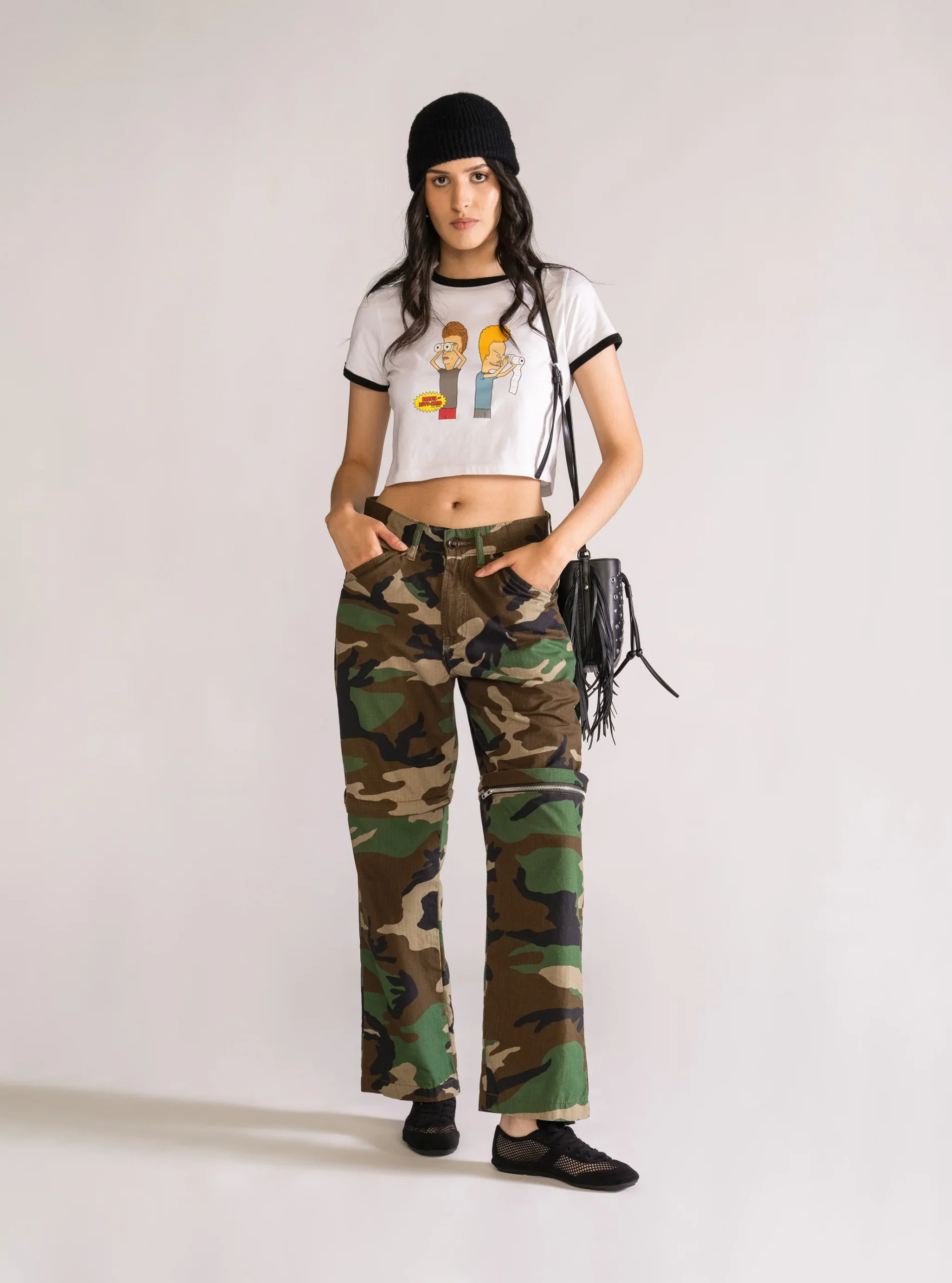 Beavis & Butthead, Baby Tee, Blanco - Imagen 8