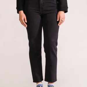 Good Luck, Babe! 90's Straight Jeans, Negro