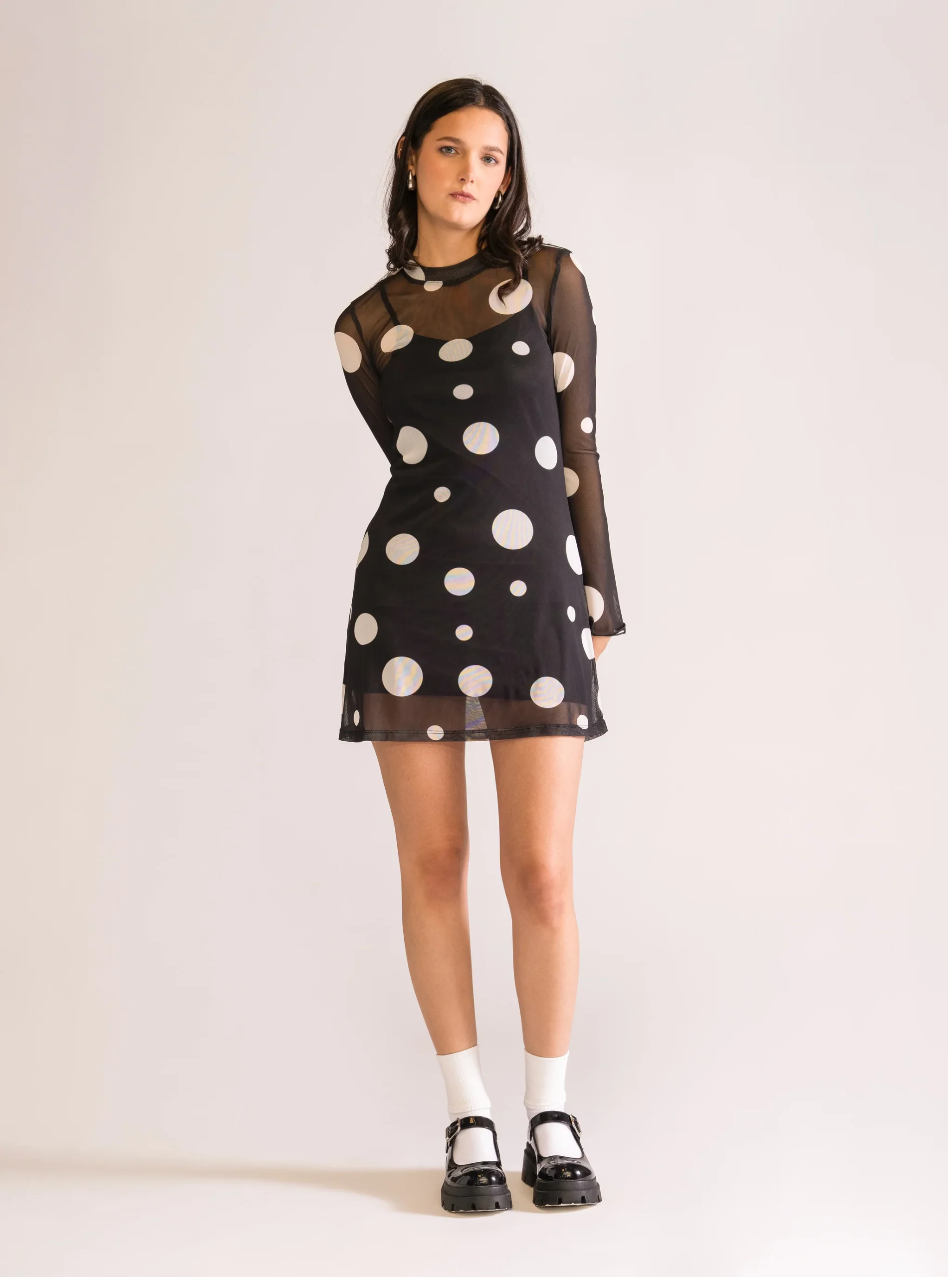 On Time Dress, Negro - Imagen 4