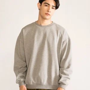 Basic Crew Neck Premium Gris Claro