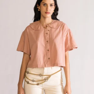 Everything Is Romantic Blusa, Rosado Pastel