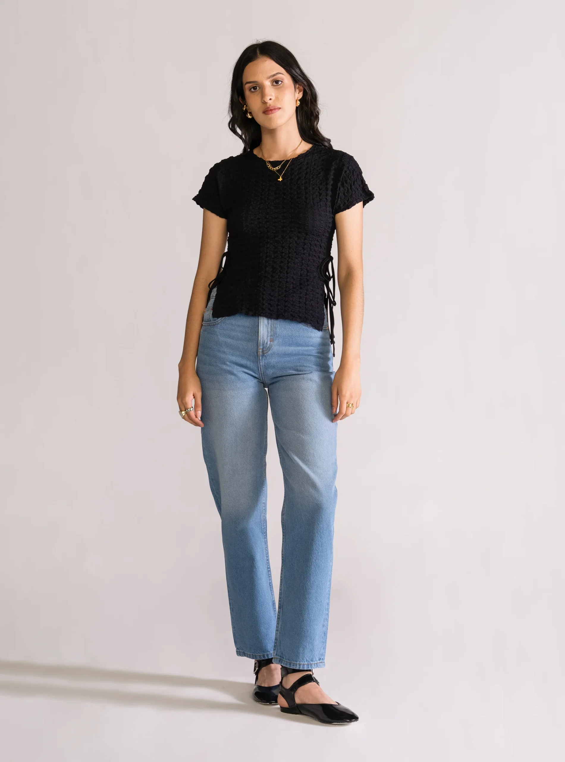 Perfect Saturday Baggy Jeans, Azul Claro - Imagen 6