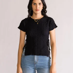 Eclipse Blusa,  Negro