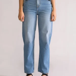 Perfect Saturday Baggy Jeans, Azul Claro
