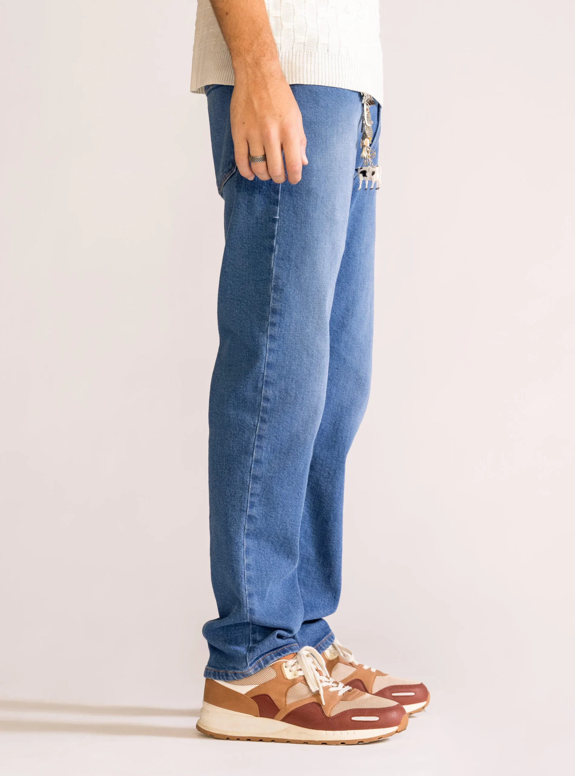 Light The Way Slim Fit Jeans, Azul Obscuro - Imagen 3