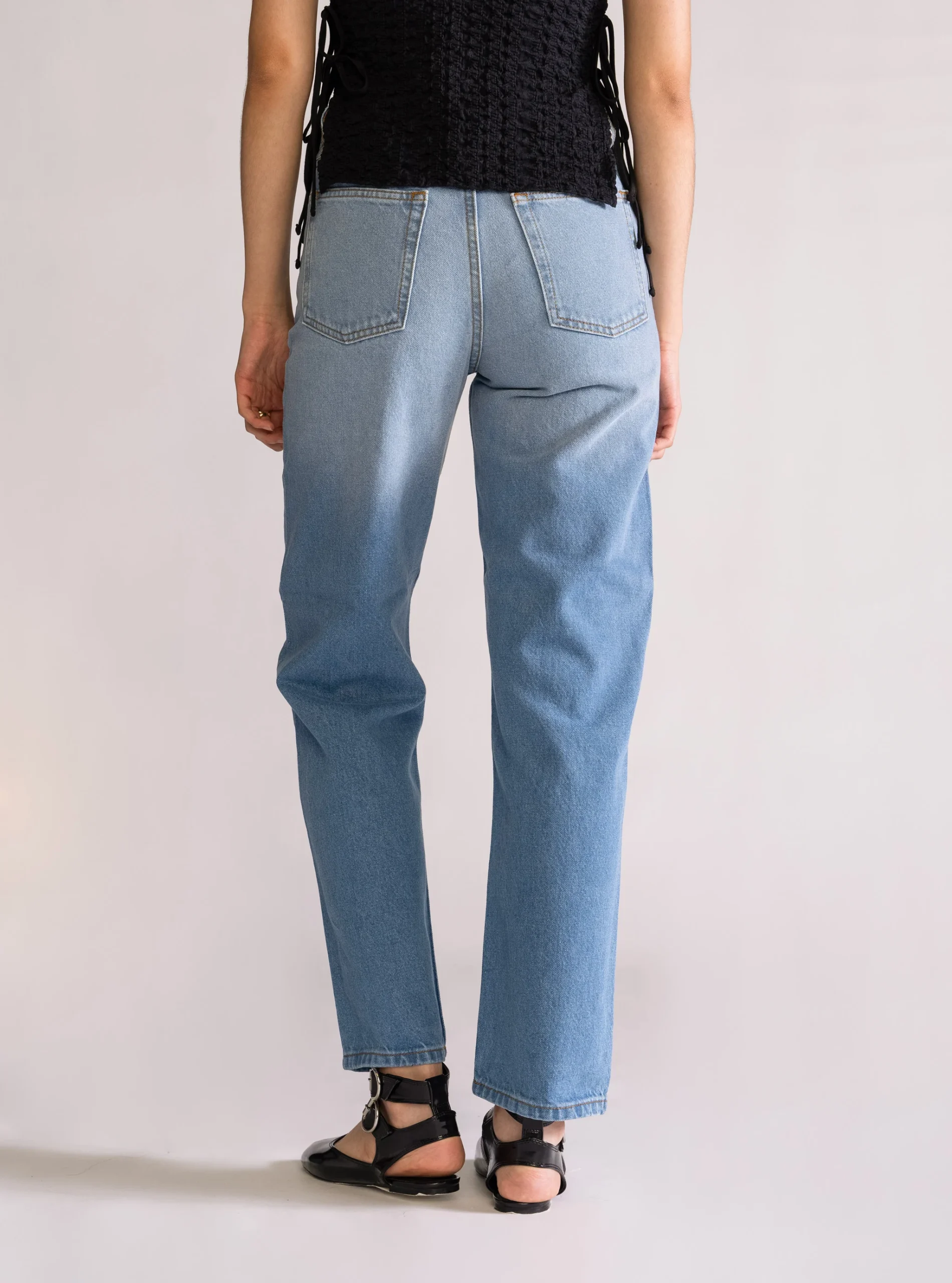 Perfect Saturday Baggy Jeans, Azul Claro - Imagen 3