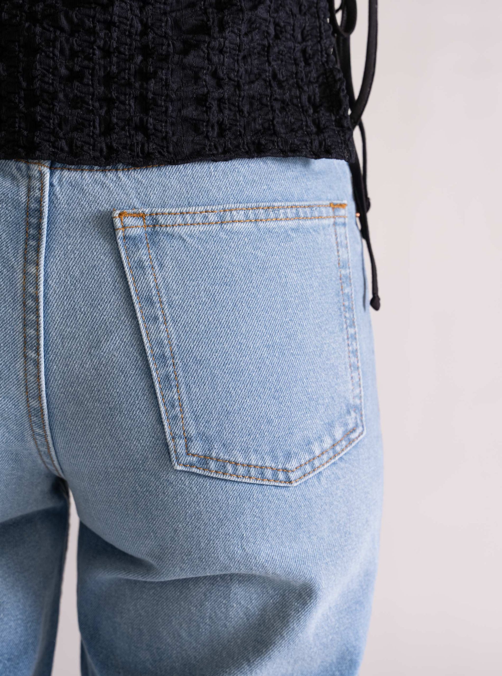 Perfect Saturday Baggy Jeans, Azul Claro - Imagen 4