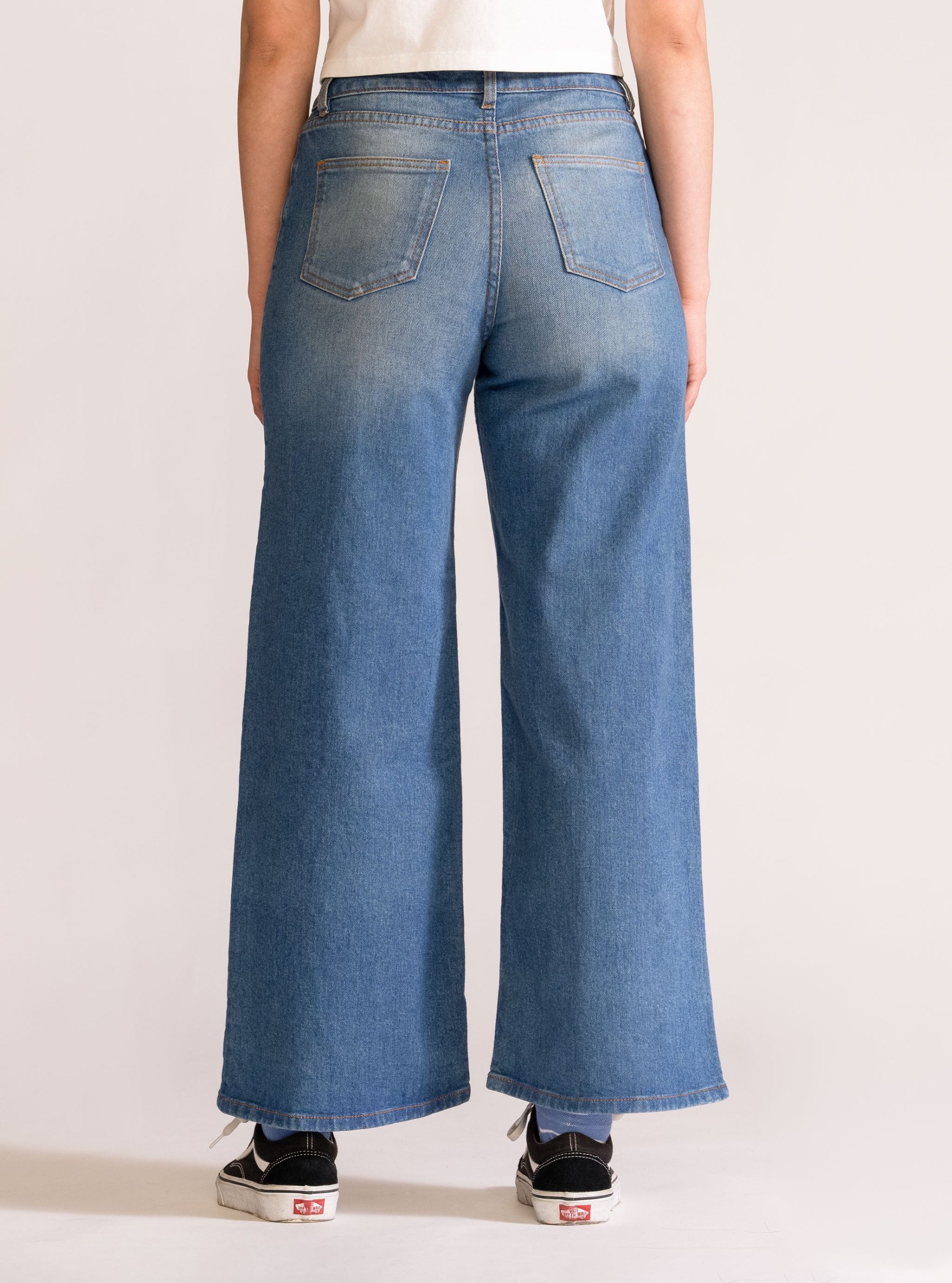 I Feel Love Wide Leg Jeans, Azul Claro - Imagen 5