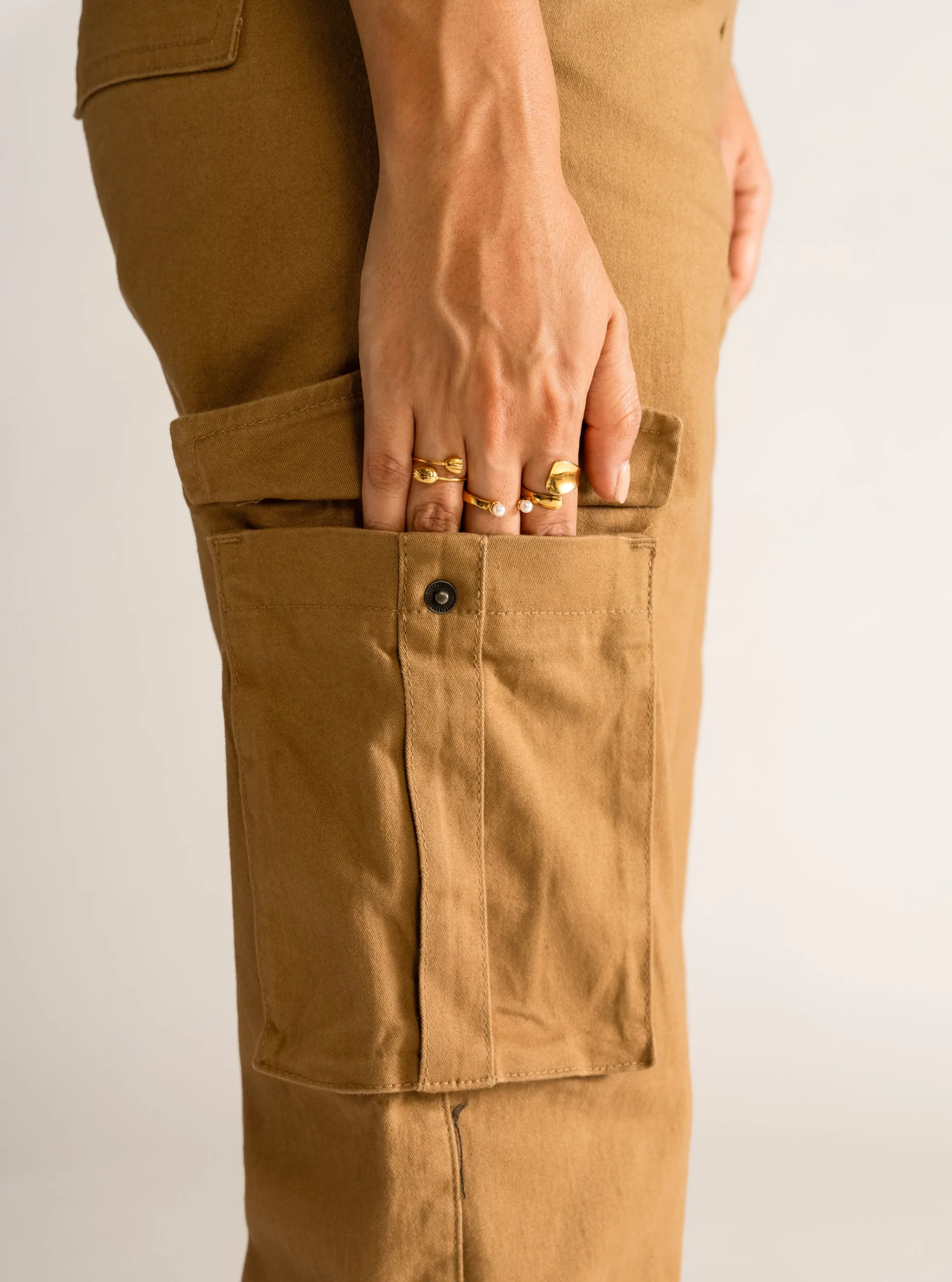 She´s The Best Cargo Pants, Kaky - Imagen 4