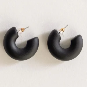 Stovetop Earrings, Negro