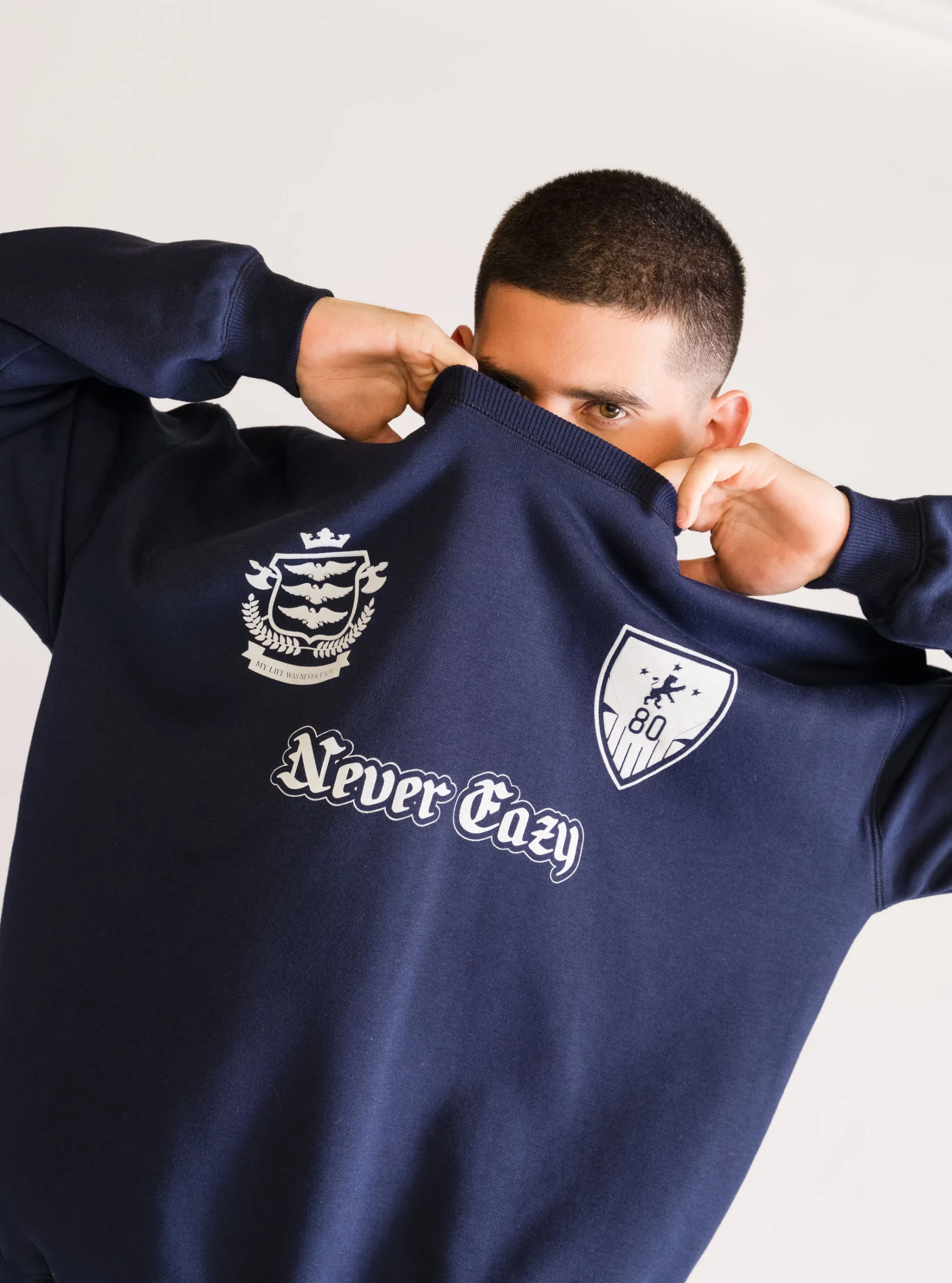 Never Cozy Crew Neck, Azul Marino - Imagen 4