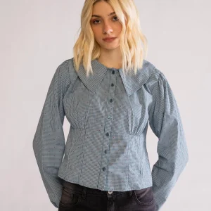 Just My Luck Blusa, Azul Claro