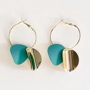 Cover Me In Sunshine Earrings, Aqua