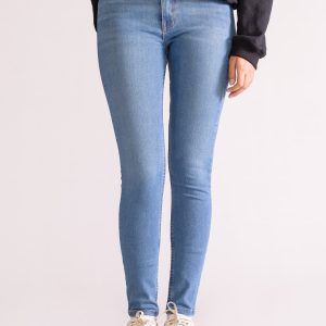 Basic Skinny Jeans, Azul Claro